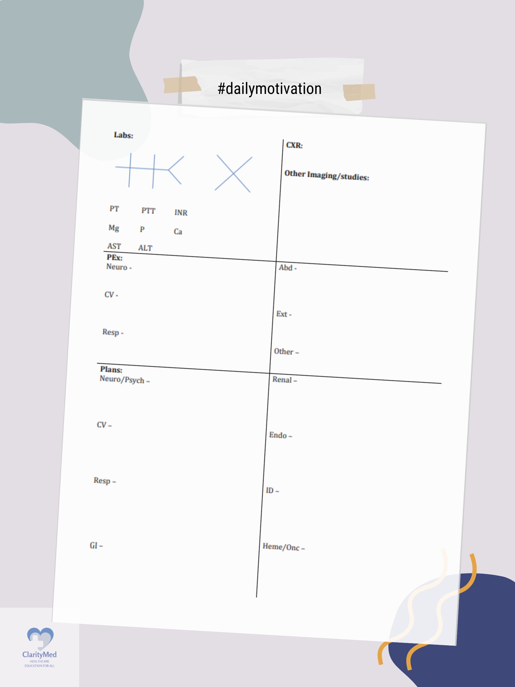 Intensive Care Daily Rounding Progress Note Template | Nurse ...