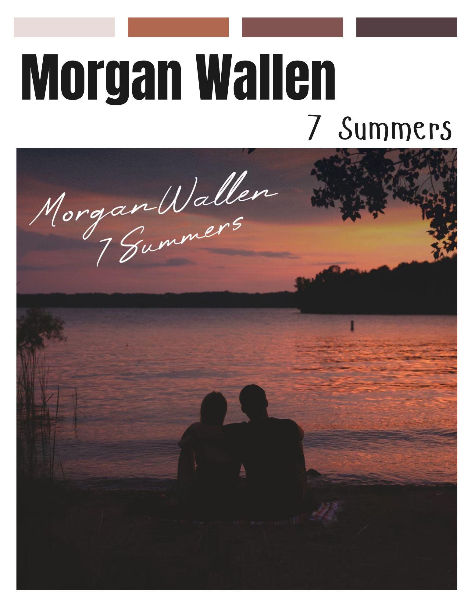 Morgan Wallen Album Prints - 7 Summers