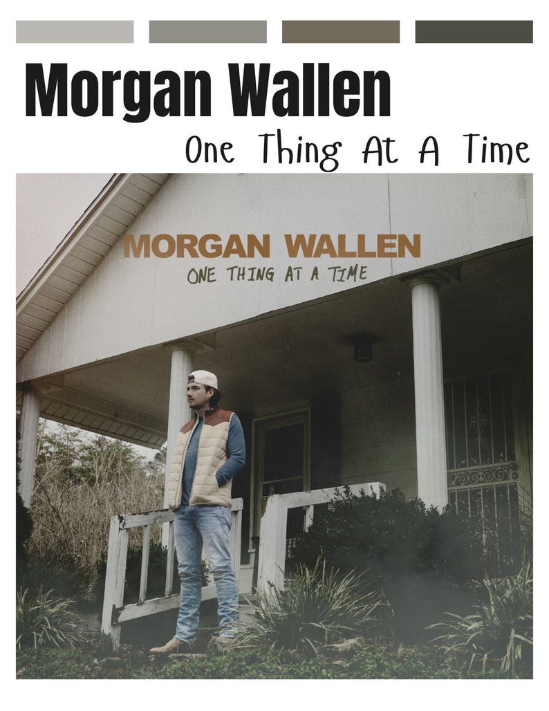 Morgan Wallen Album Prints One Thing At A Time Etsy Morgan Wallen Album Prints One Thing At A Time Etsy