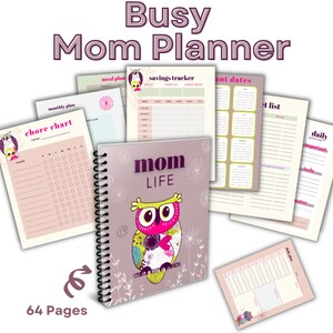 Das Mama-Leben meistern: Dein ultimativer Planer für Balance und Bliss | Mama Planer | Selbstfürsorge-Planer