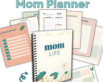 Busy Mom Planner: Daily, Weekly, Monthly Organizer