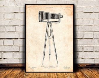 Vintage Kamera Druck, Industrielle Wand Kunst, Kamera Dekor, Fotograf Geschenk, Vintage Poster