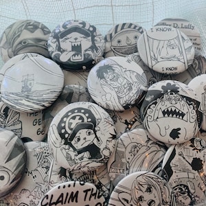 OP Manga Pins (4er Pack)