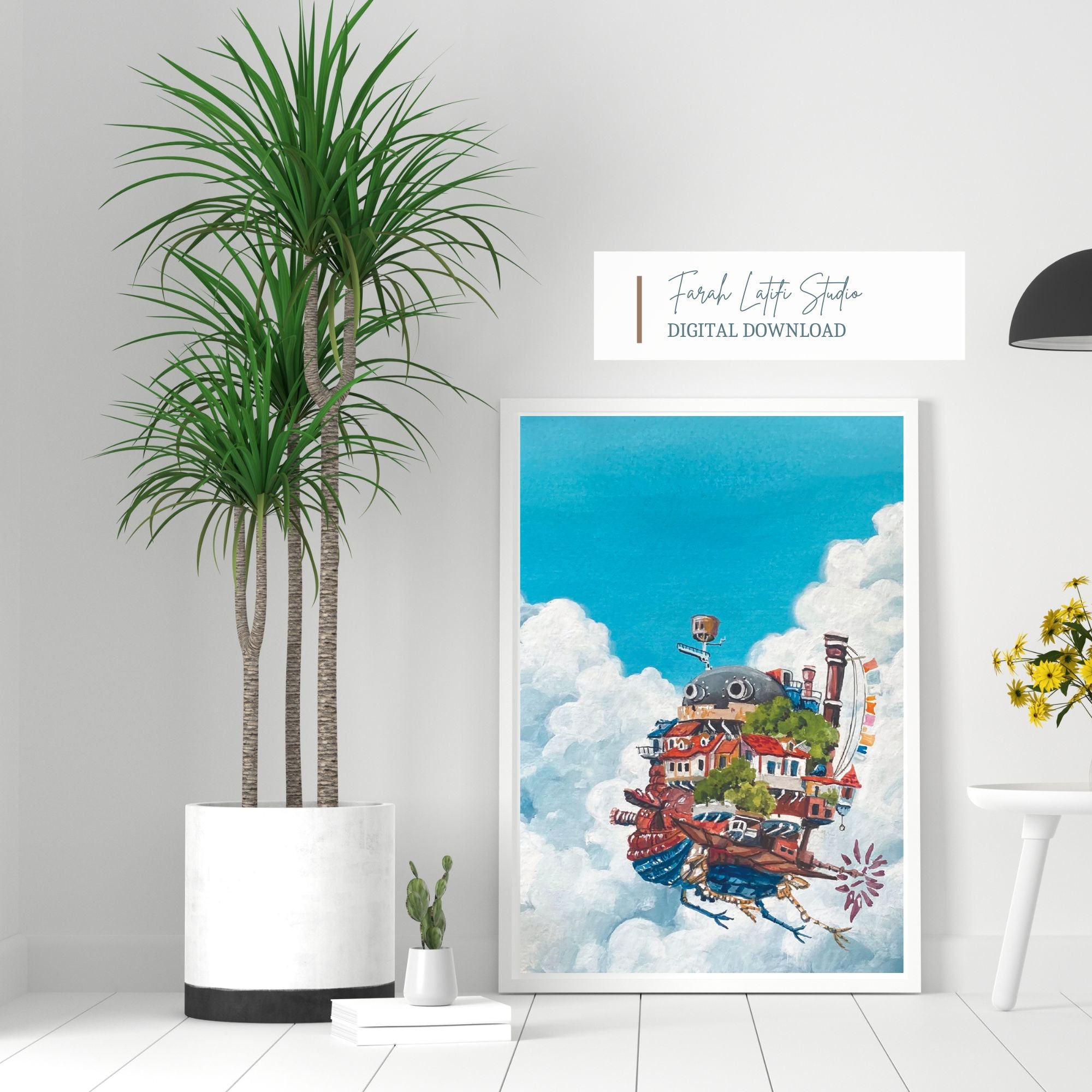 Printable Wall Art Digital Download Studio Ghibli Art Print - Etsy