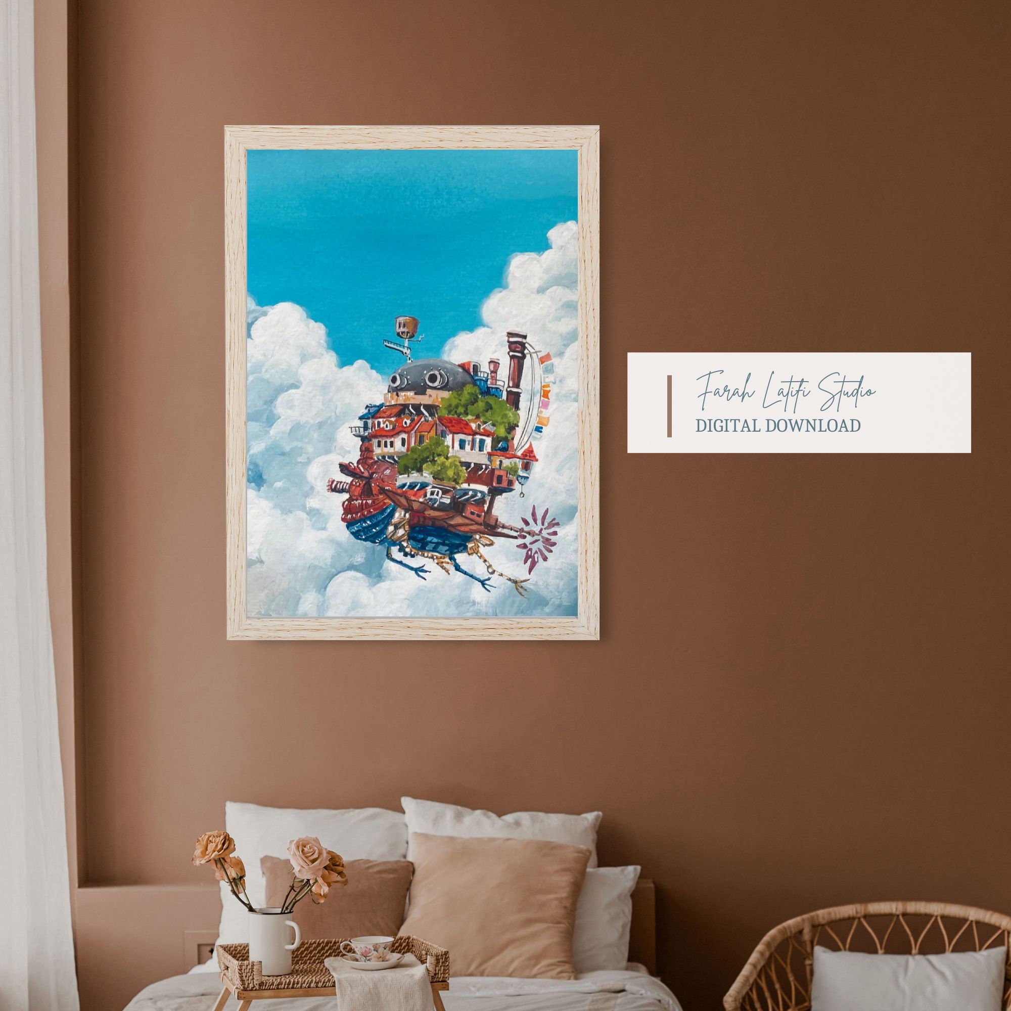 Printable Wall Art Digital Download Studio Ghibli Art Print - Etsy