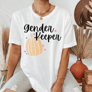 Gender Keeper | Pumpkin Gender Reveal | Gender Reveal Party | Gender Reveal Shirt | Boy or Girl | Blue or Pink | Team Boy | Team Girl