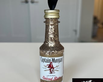 CAPTAIN MORGAN Glitter Christmas Tree Ornament | Handmade