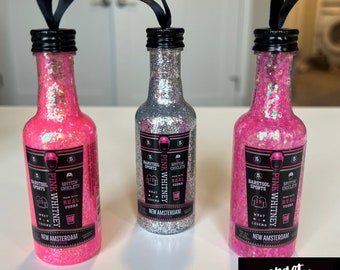 PINK WHITNEY Glitter Christmas Tree Ornament | Made from Recycled Materials | Handmade