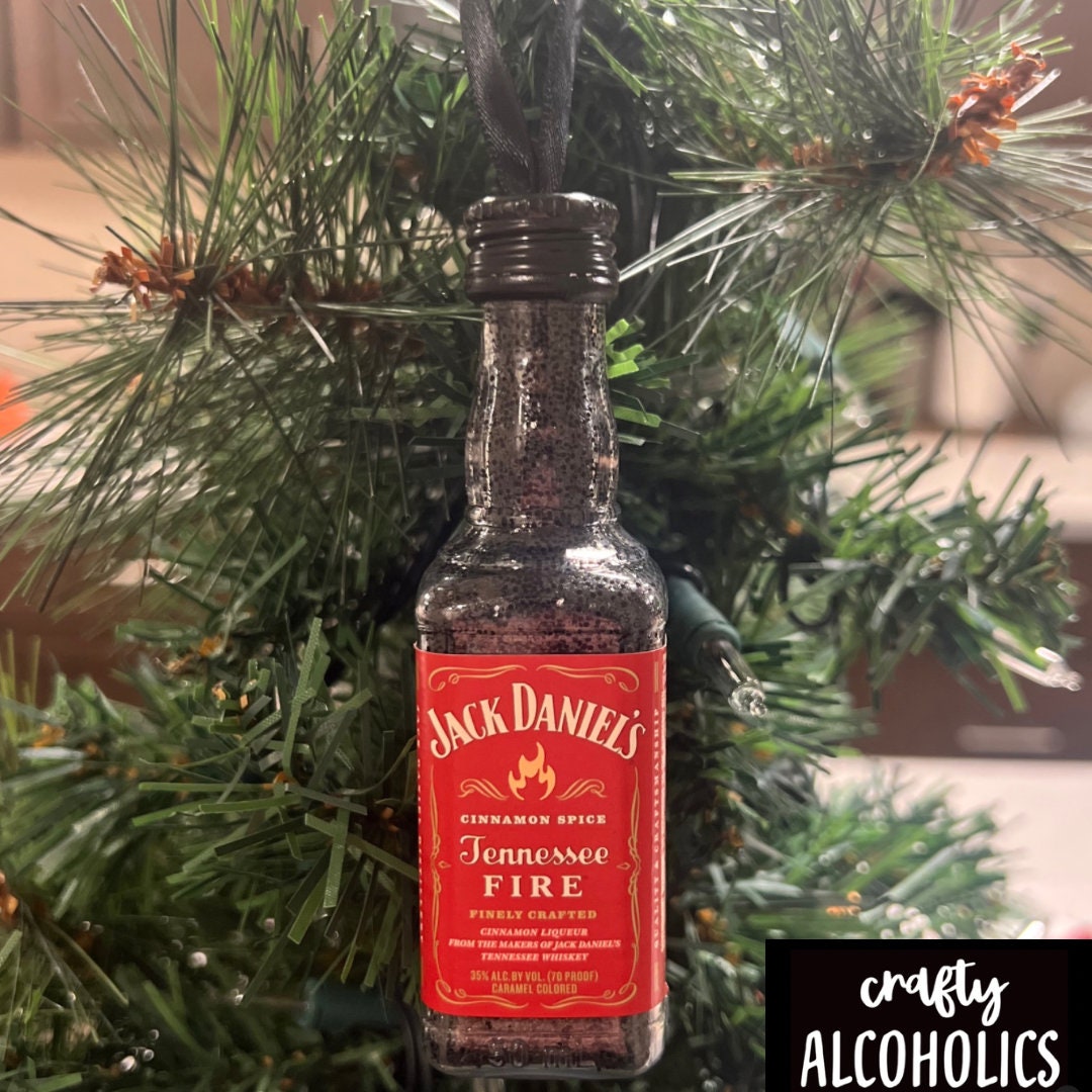A beautiful, officially licensed Jack Daniel's ornament. Dress up the  Christmas tree with one of these