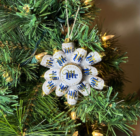 MILLER LITE Christmas Ornament Etsy