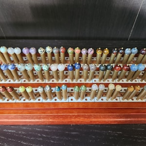 Pair of Gemstone Cribbage Pegs - Game Counters - 50 Gemstone Options