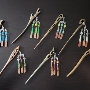 Sandalwood Hair Sticks - Etsy display picture 1