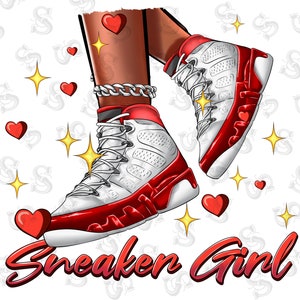 Sneaker Girl Png Black Fashion Woman Png Sublimation Design - Etsy