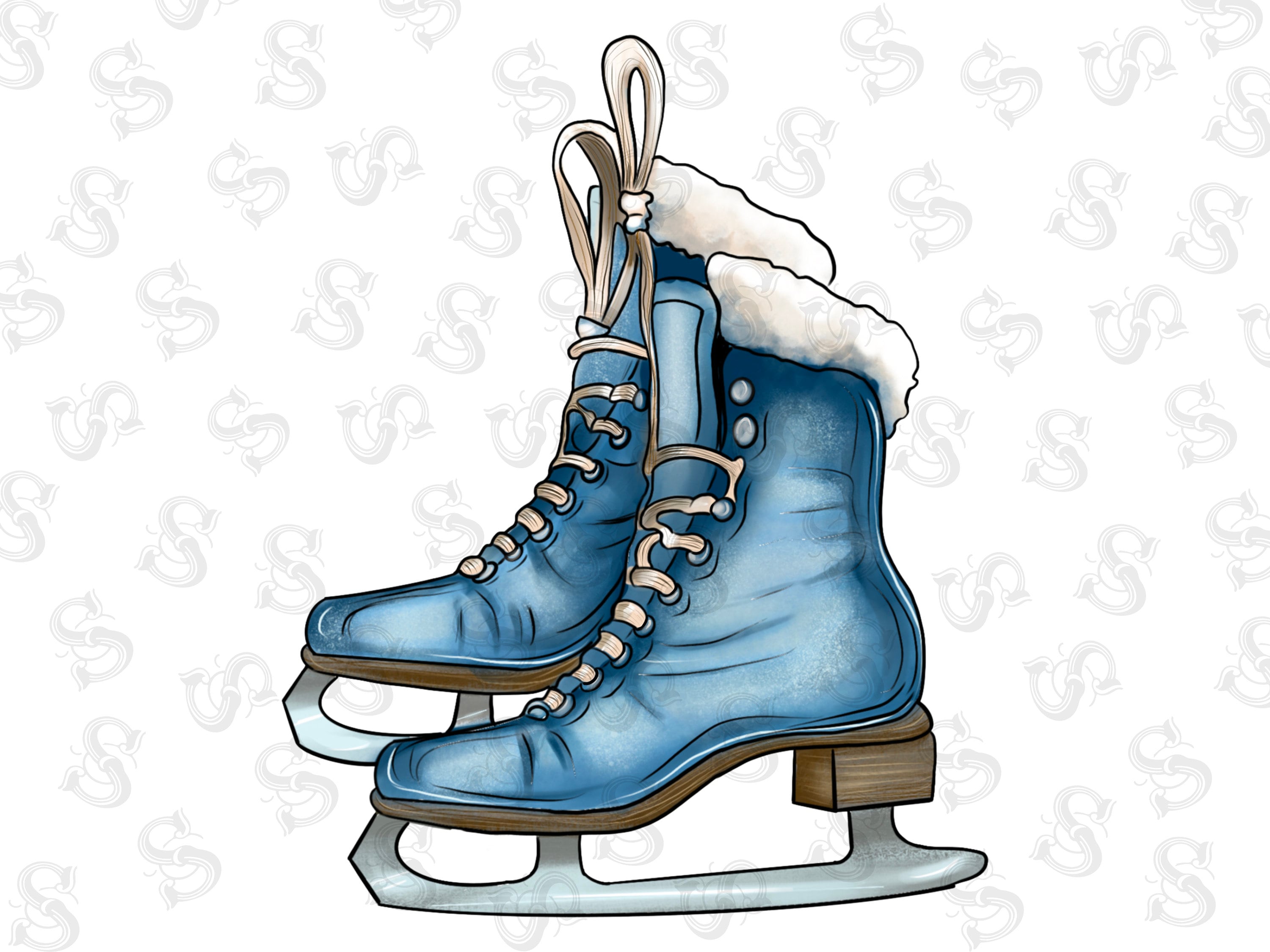 Animated Figure Skating Clipart