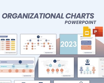 Organigramme PowerPoint Modèles entièrement modifiables | Modèles PowerPoint de diagramme organisationnel | Modèle de présentation |