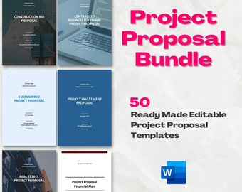 50 Vorlagen für Projektvorschläge | MS Word Vorlage |