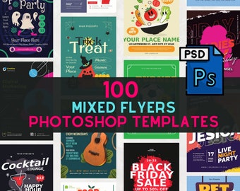 100 Flyer Templates | Editable PSD Flyers for Events