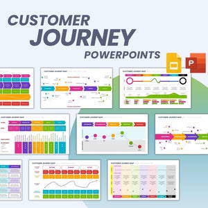 Kundenreise Powerpoint Vollständig bearbeitbare Vorlagen | Kundenreise Charts Powerpoint-Vorlagen | Präsentationsvorlage |