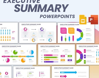 Executive Summary PowerPoint Templates | Fully Editable Charts