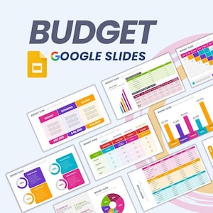 Budget Google Slide Fully Editable Templates | Budget Chart Slide Templates | Presentation Templates | Google Slides |