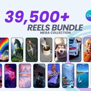 39,500+ Reels Bundle | AI Video Templates | Motivational Reels Collection | Luxury Reels Templates | Youtube Shorts | Car TikTok Videos |
