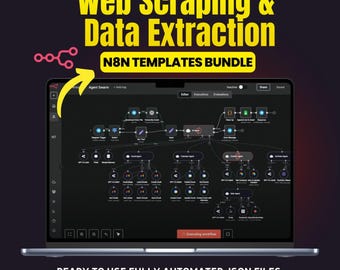 N8N Web Scraping Automation Templates | No-Code JSON Workflows