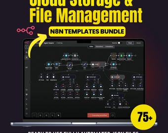 N8N Automation Templates | Cloud Storage & File Management (JSON Files)