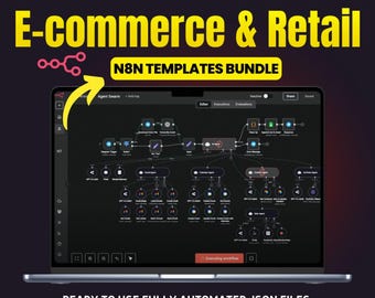 N8N E-commerce Automation Templates | Sales Workflows (JSON)
