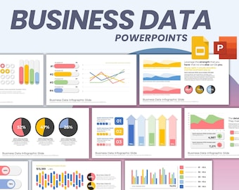 Business Data Chart PowerPoint Templates | Editable Presentation (33 Slides)
