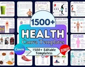 1500+ Health Canva Infographic Templates | Fitness, Nutrition (Editable)