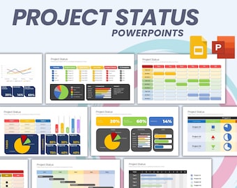 Project Status Chart PowerPoint | Fully Editable Templates