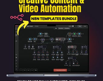 N8N Video Automation Templates | No-Code Workflows (JSON)