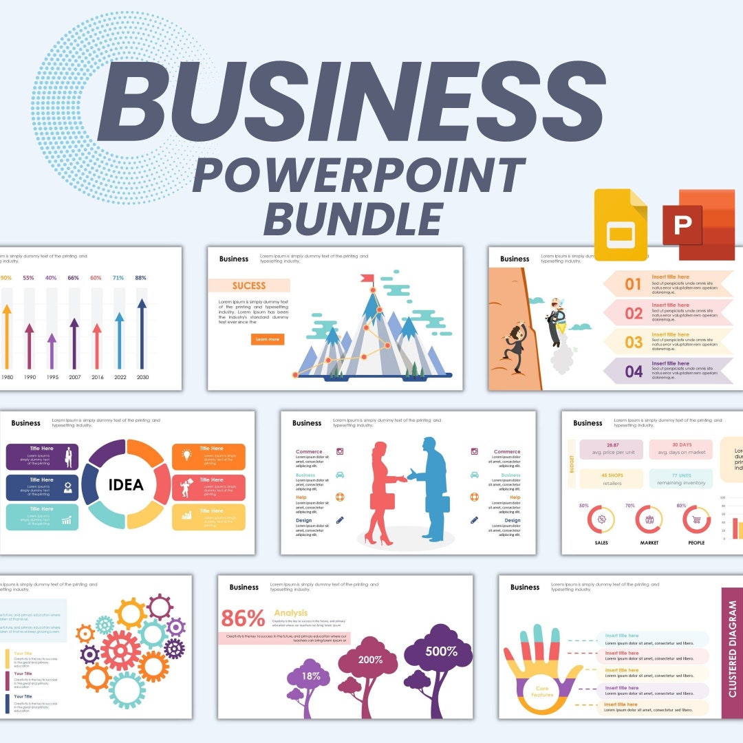 Business Powerpoint Fully Editable Templates | Business Charts ...