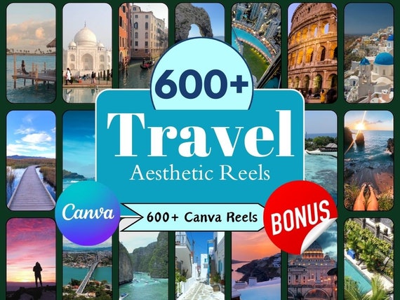 600+ Travel Reels Templates | Editable Canva Videos