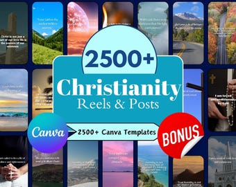 クリスチャン向けリール＆投稿 | 2500種類以上のCanvaテンプレート