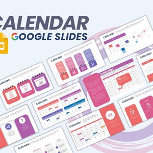 Calendar Google Slide Fully Editable Templates | Calendar Chart Slide Templates | Presentation Templates | Google Slides |