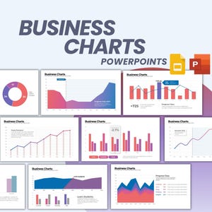 Business Charts PowerPoint Fully Editable Templates | Business Chart PowerPoint Templates | Business Presentation Template |