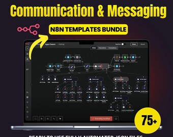 N8N Automation Templates | Messaging Workflows Bundle (JSON)