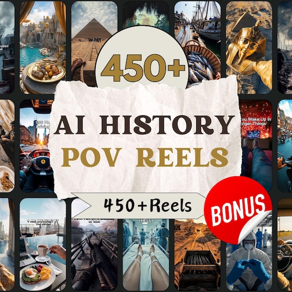 AI History POV Video Reels | Viral TikTok & Reels Content (450+)