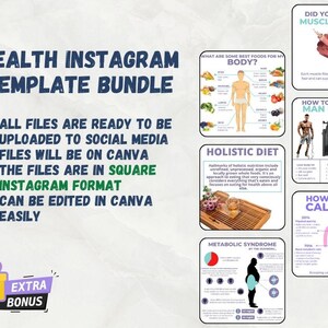 1500+ Canva-infografikmallar för hälsa | Fitness, Näring (redigerbar) bild 2