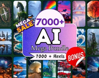 7000+ AI Reels Templates | Social Media Content (Google Drive)