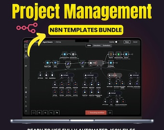 N8N Project Management Automation Templates | No-Code JSON Workflows