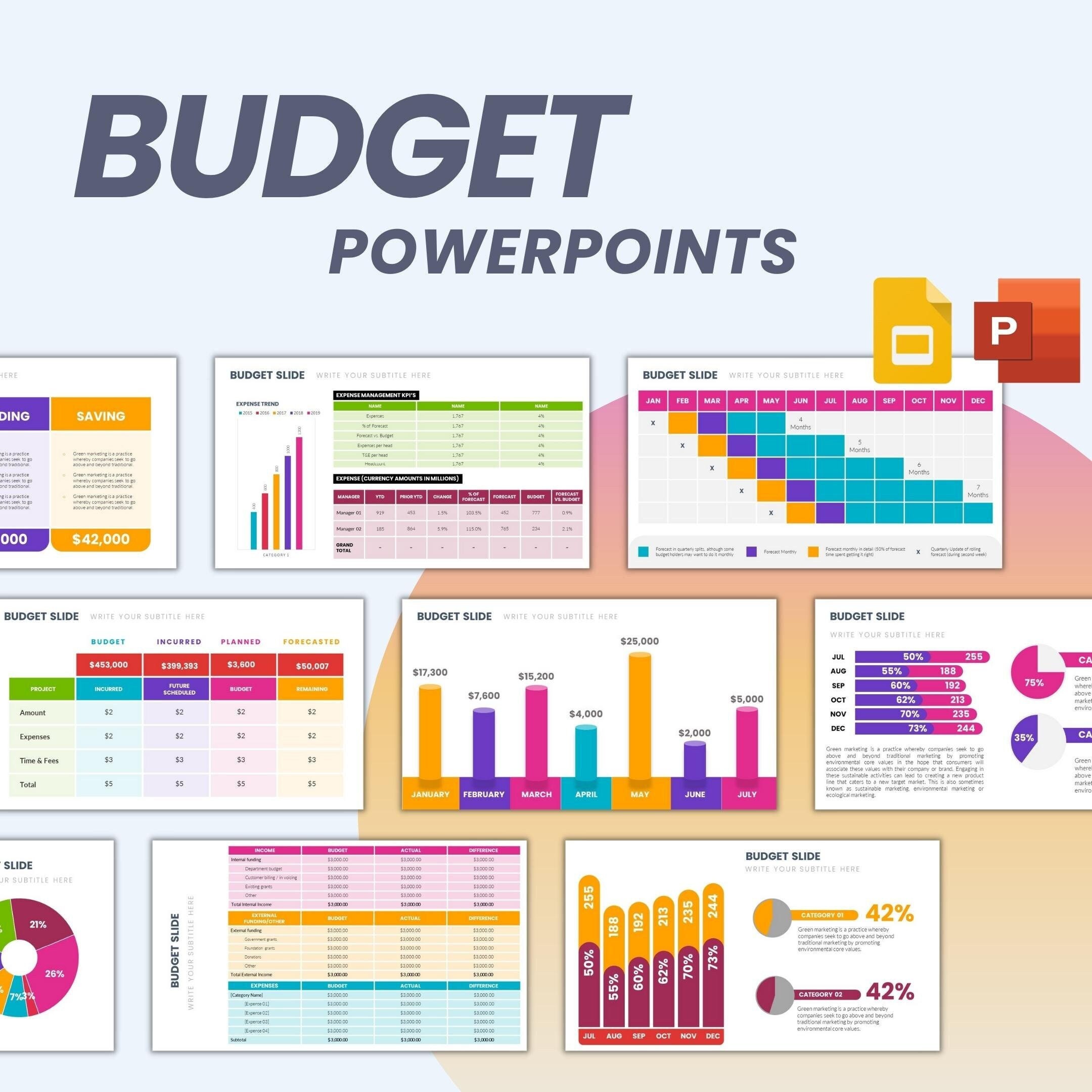 Budget Powerpoint Fully Editable Templates Budget Charts Powerpoint Budget Powerpoint Fully Editable Templates Budget Charts Powerpoint