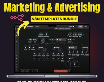 N8N Marketing Automation Templates | No-Code JSON Workflows