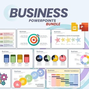ビジネス PowerPoint の完全に編集可能なテンプレート バンドル | ビジネス インフォグラフィック PowerPoint テンプレート | ビジネス プレゼンテーション テンプレート |