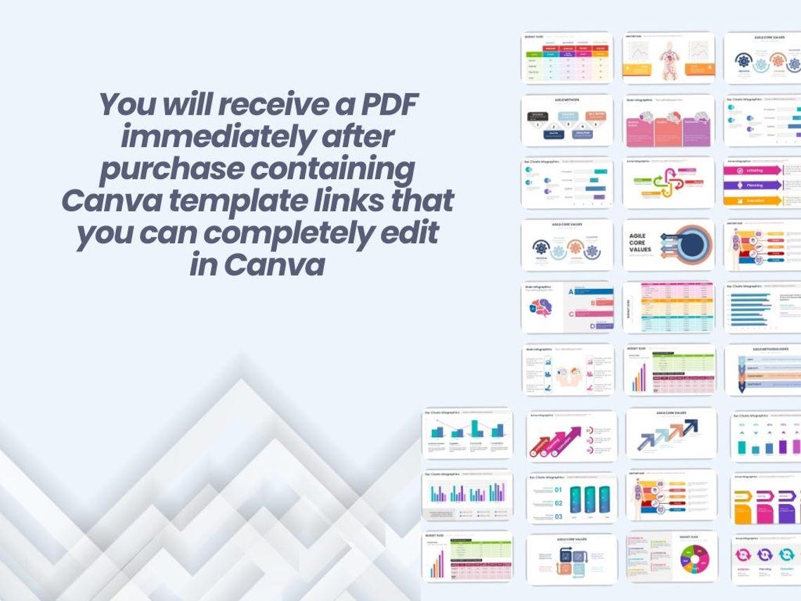 Customer Journey Chart | Editable Canva Presentation Templates - Etsy