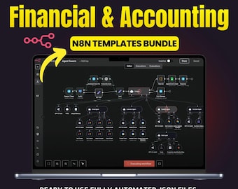N8N Financial Automation Templates | No-Code JSON Workflows