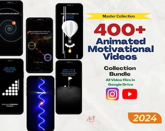 400+ Animated Motivational Videos | Animated Motivational Reels | Instagram Templates | Youtube Shorts | TikTok Video Templates |