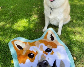 Tappeti per animali trapuntati personalizzati, tappeti per animali domestici ricamati a mano