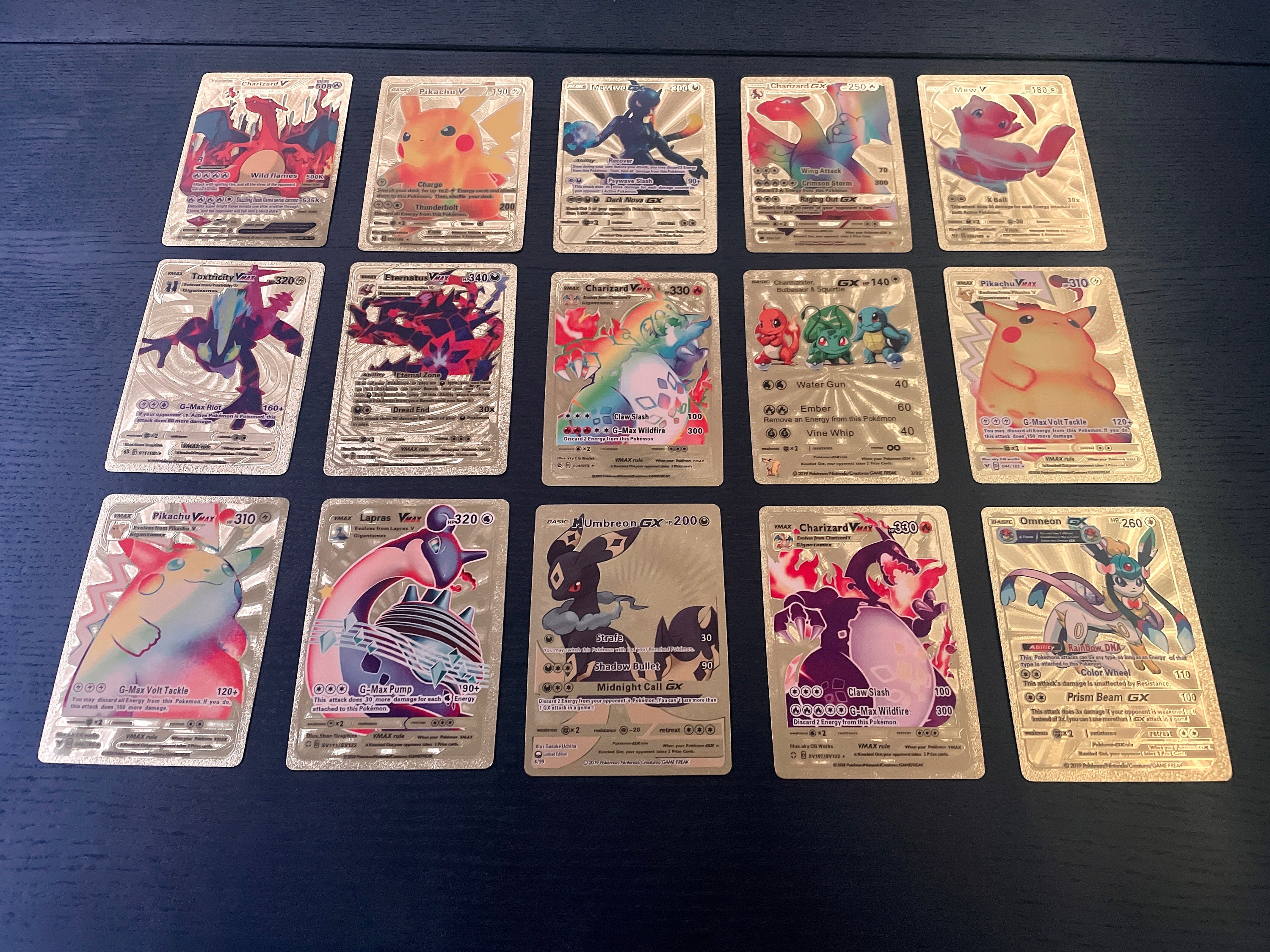 Pokemon Gold METAL Custom Card: I Choose You Pikachu & Eevee! An Amazing  Gift With FREE SHIPPING! - Card Games, Facebook Marketplace